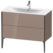 DURAVIT Xviu Floor Standing Vanity Unit Cappuccino High Gloss XV43030B286